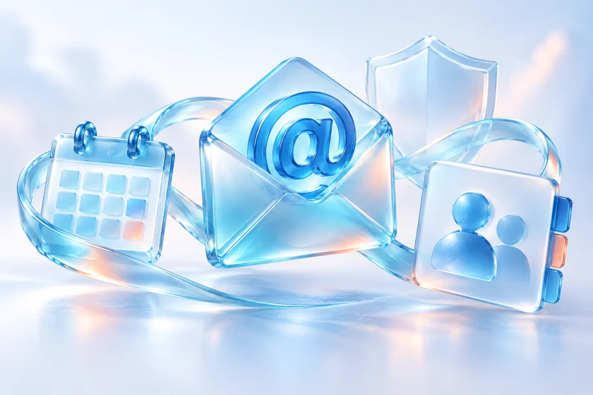 E-Mail, Kalender und Adressbuch miteinander verbunden